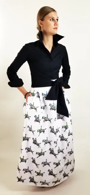 GONE RIDING SKIRT IN CHAMPAGNE