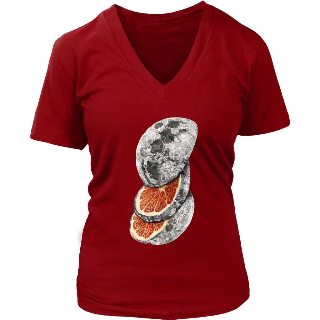 Grapefruit Moon T-shirt, Moon Gift, Grapefruit Moon Shirt, Slice the Moon Gift