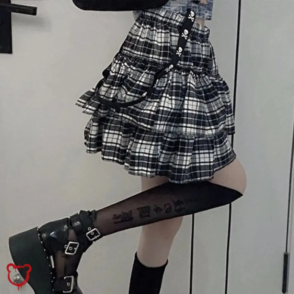 Grunge Stripe Skirt