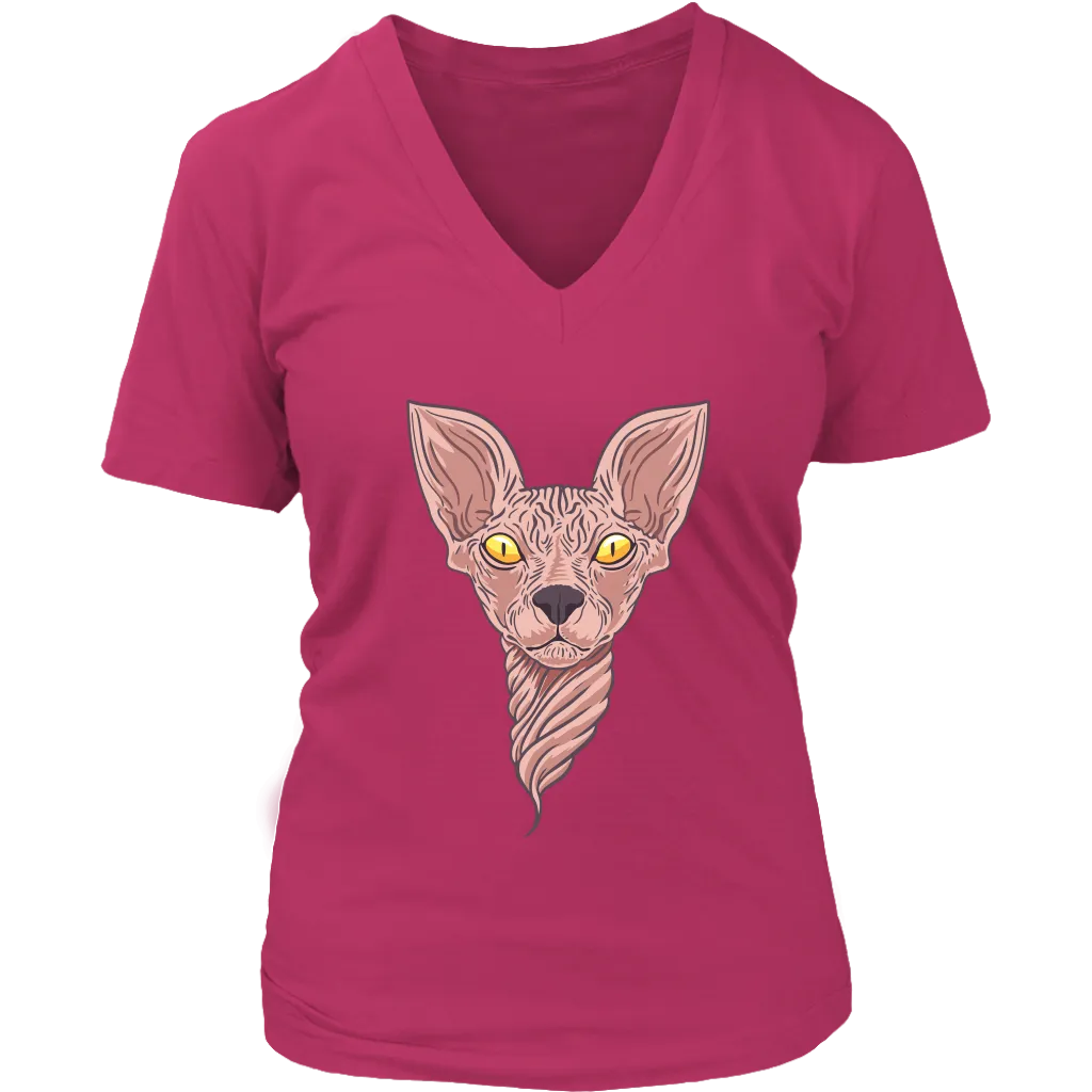Hairless Cat Shirt, Twisty-cat T-shirt