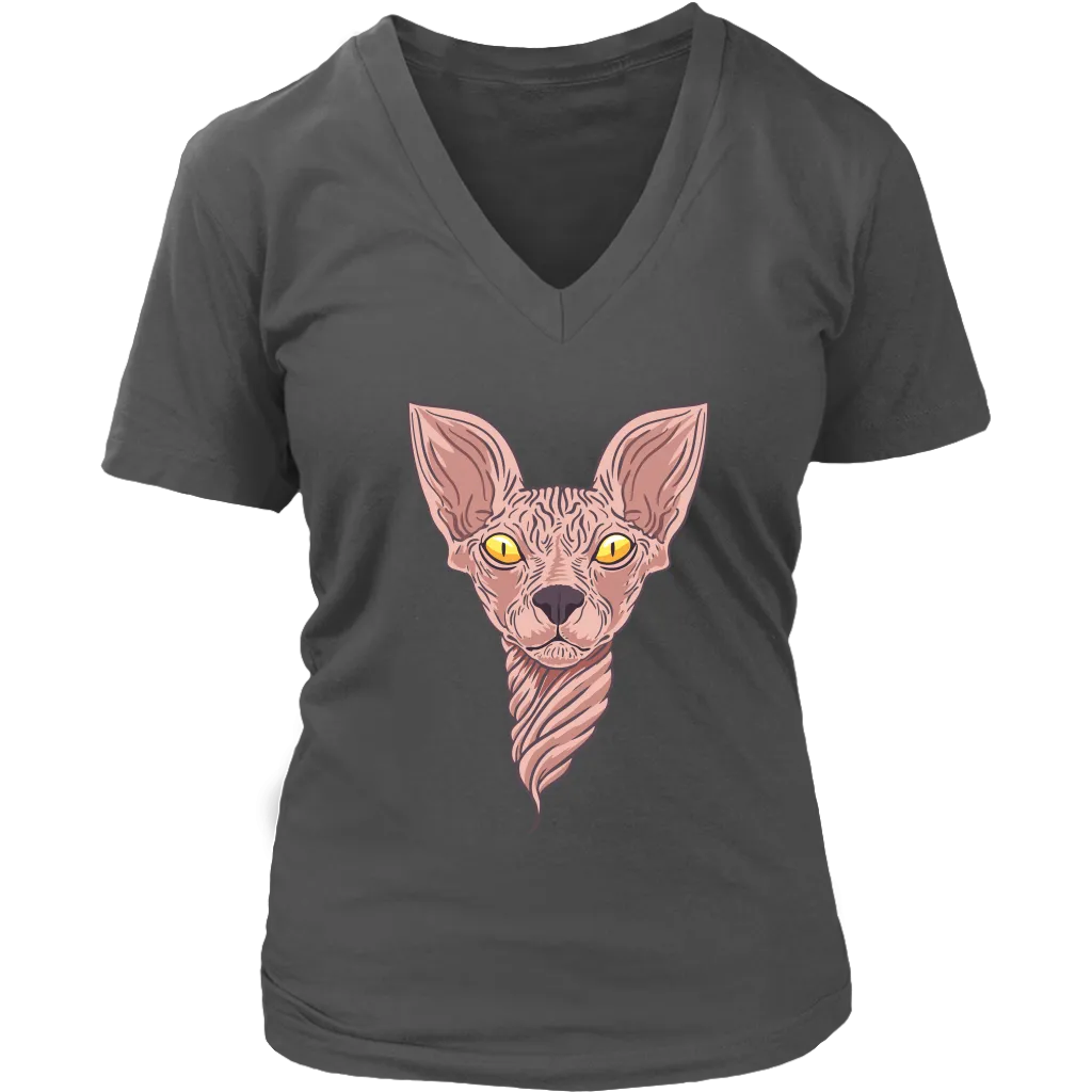 Hairless Cat Shirt, Twisty-cat T-shirt