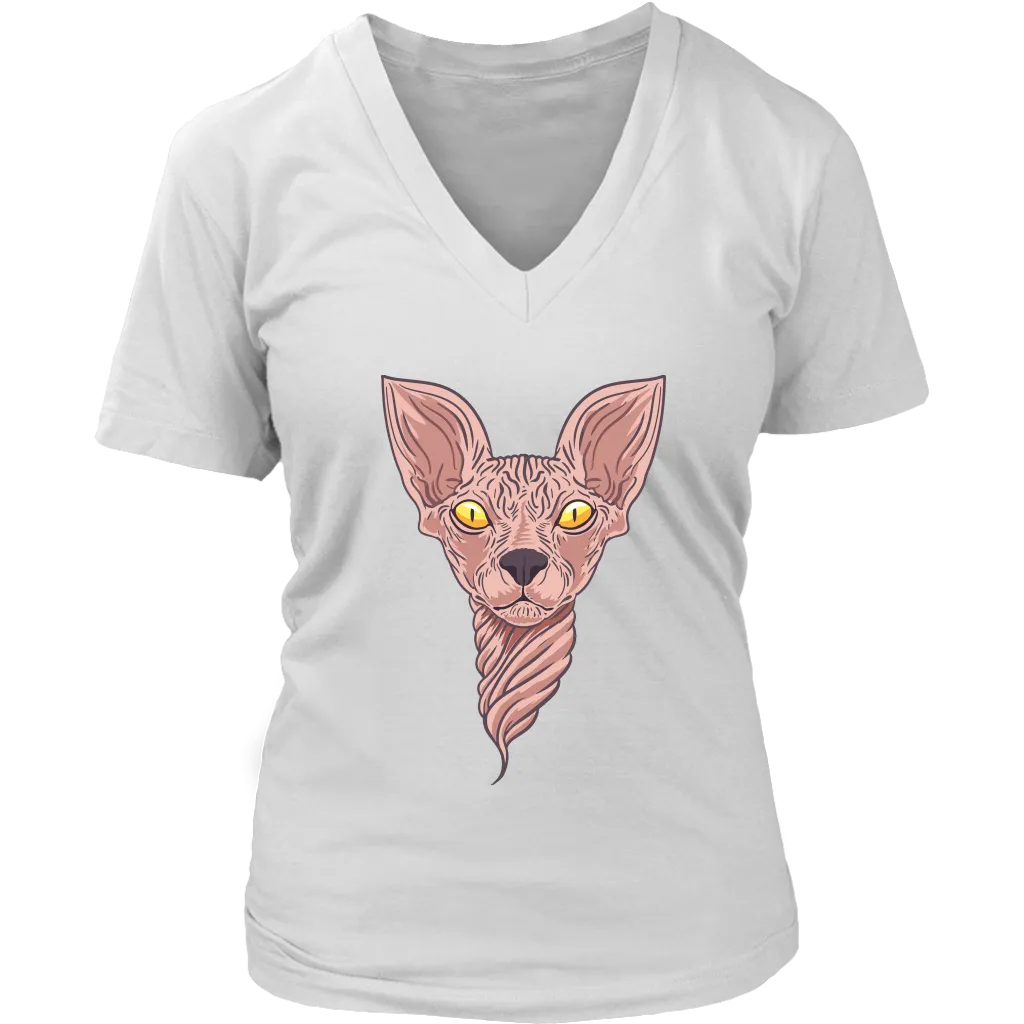 Hairless Cat Shirt, Twisty-cat T-shirt