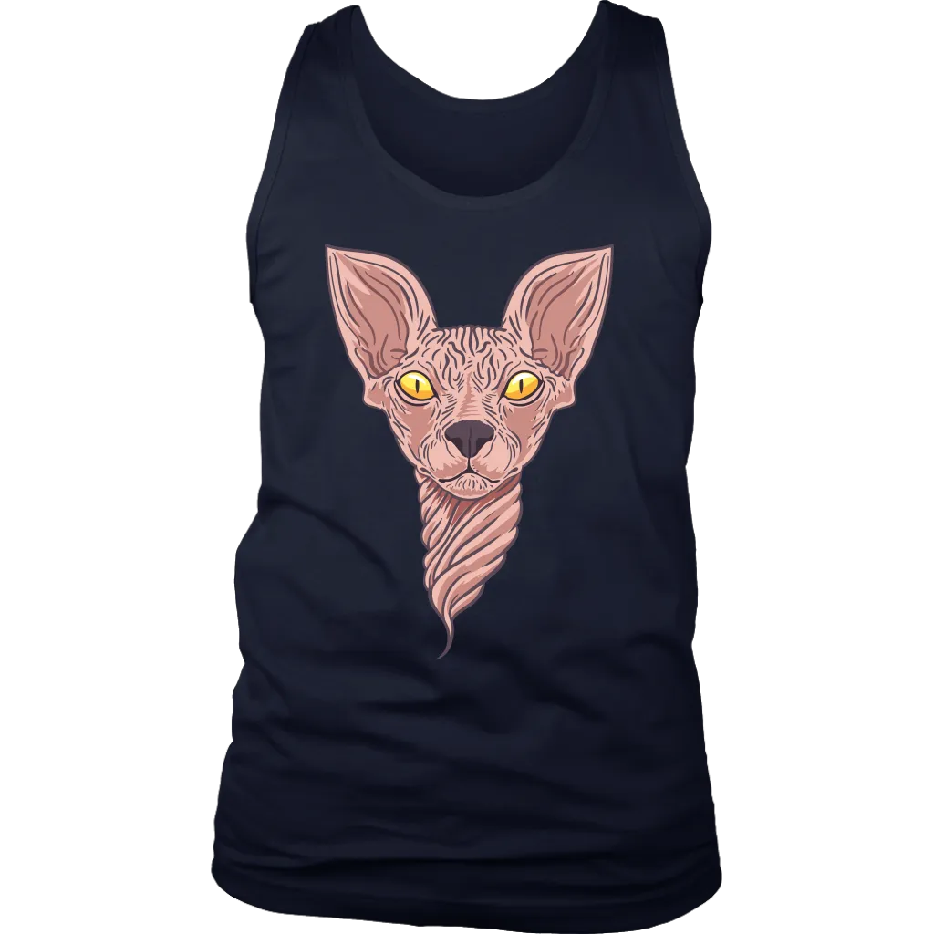 Hairless Cat Shirt, Twisty-cat T-shirt