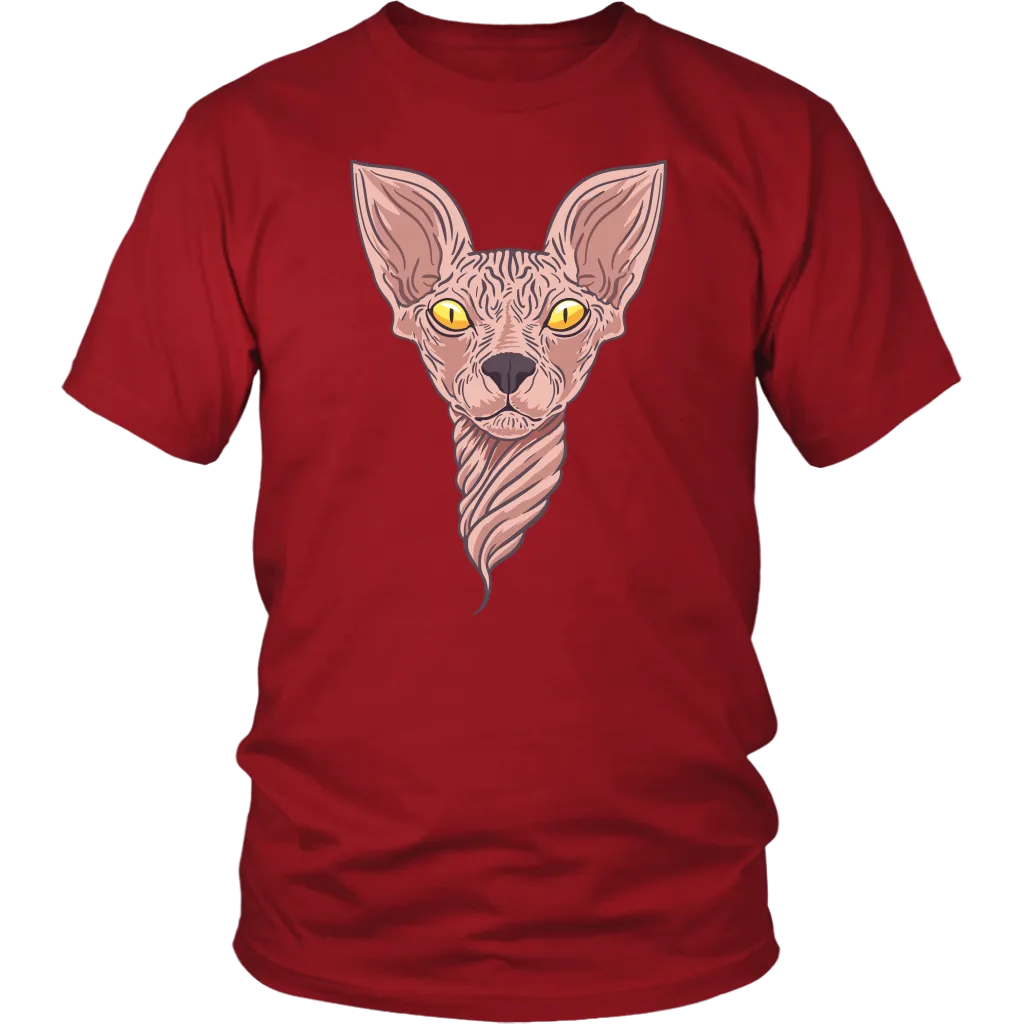 Hairless Cat Shirt, Twisty-cat T-shirt