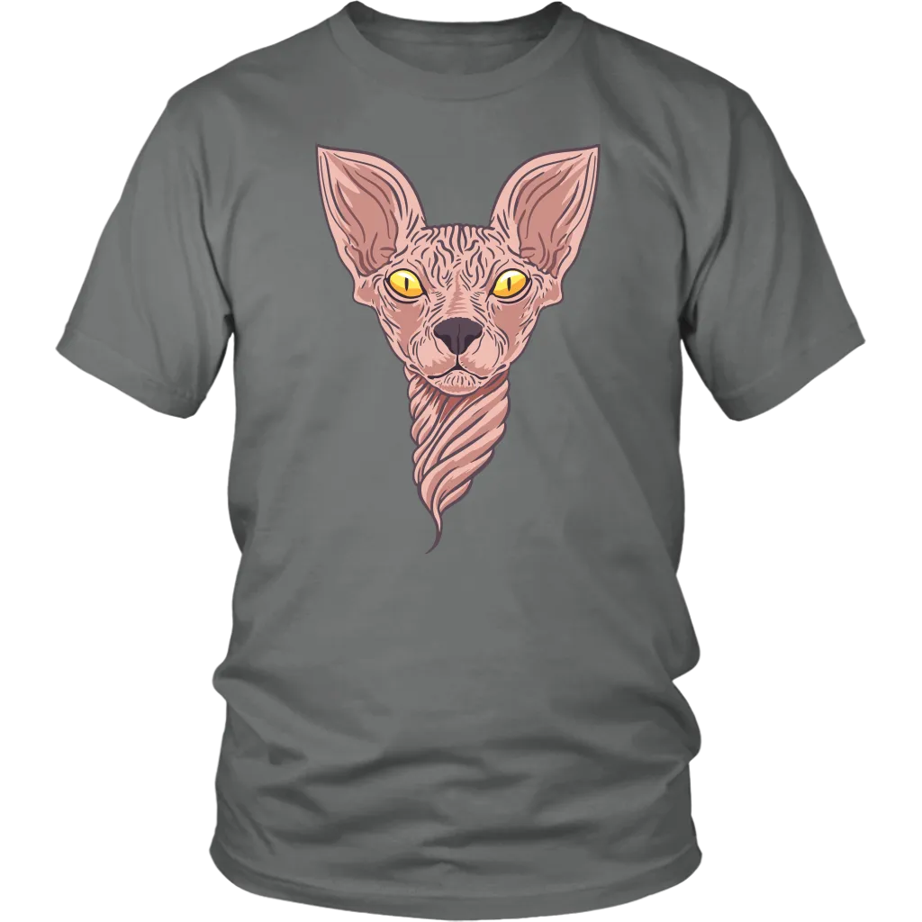 Hairless Cat Shirt, Twisty-cat T-shirt