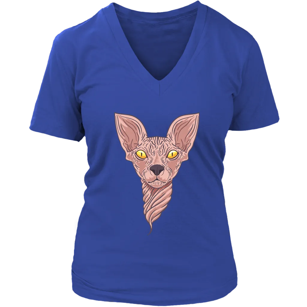 Hairless Cat Shirt, Twisty-cat T-shirt