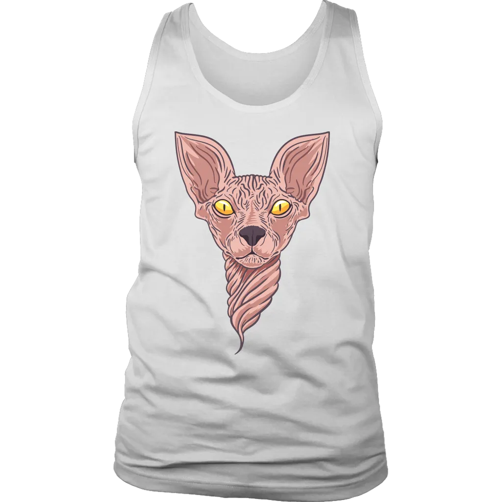 Hairless Cat Shirt, Twisty-cat T-shirt