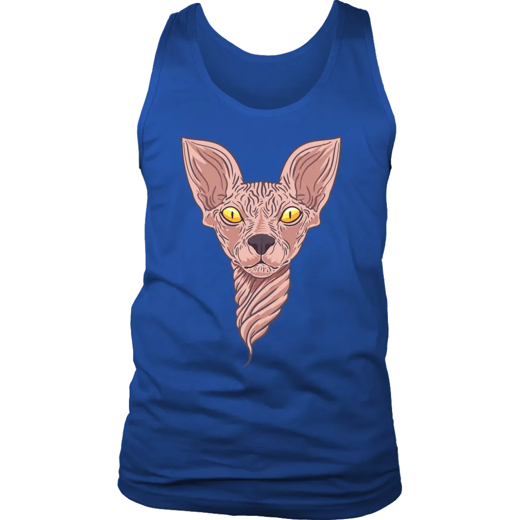 Hairless Cat Shirt, Twisty-cat T-shirt