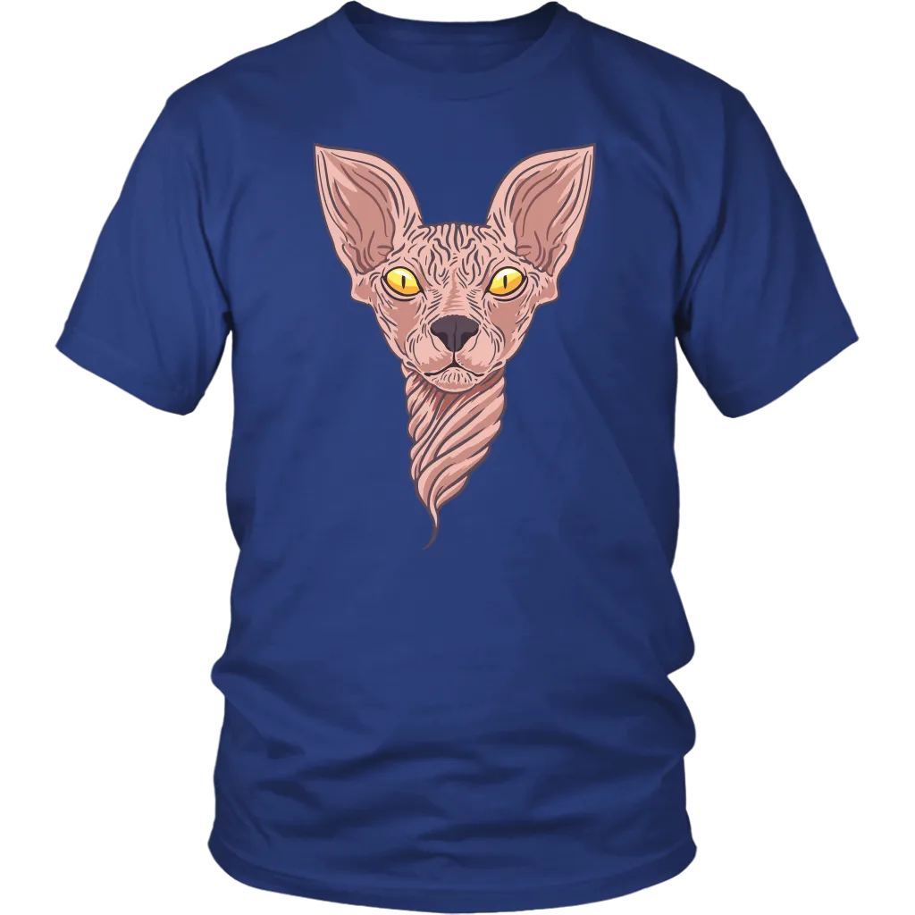 Hairless Cat Shirt, Twisty-cat T-shirt