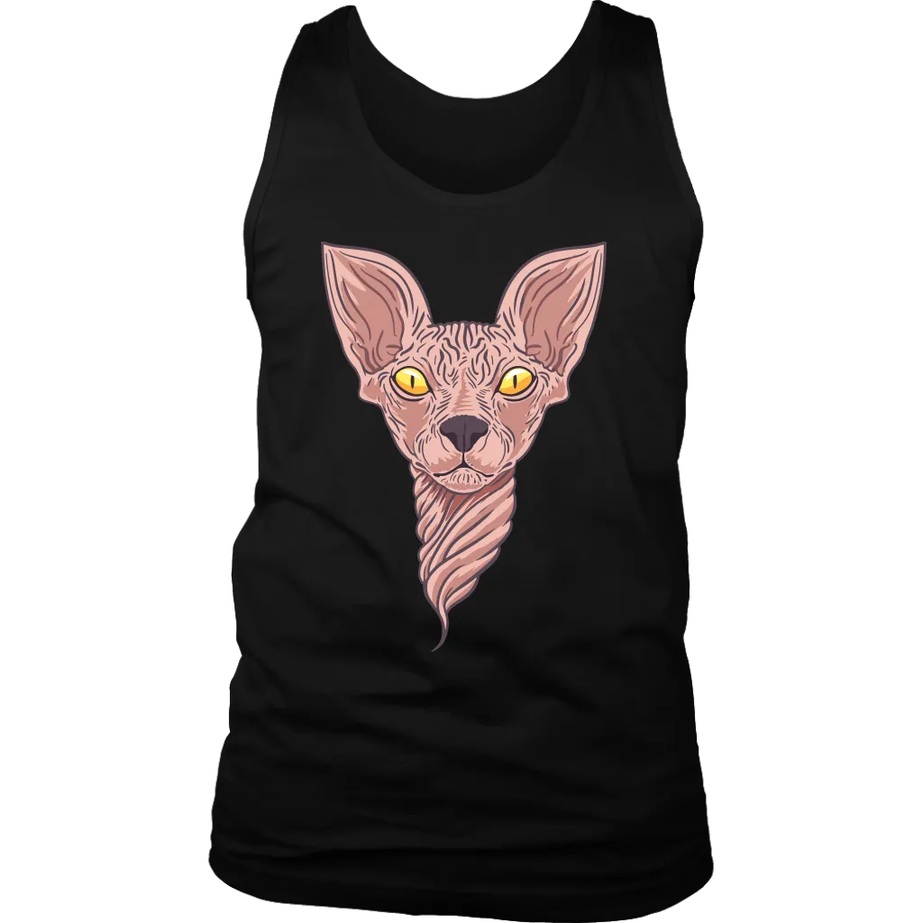 Hairless Cat Shirt, Twisty-cat T-shirt