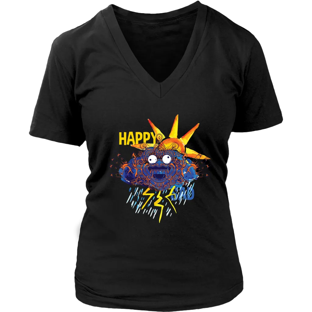 Happy and Sad T-shirt, Yin and Yang Gift, Happy and Sad Shirt, Sun and Storm T-shirt