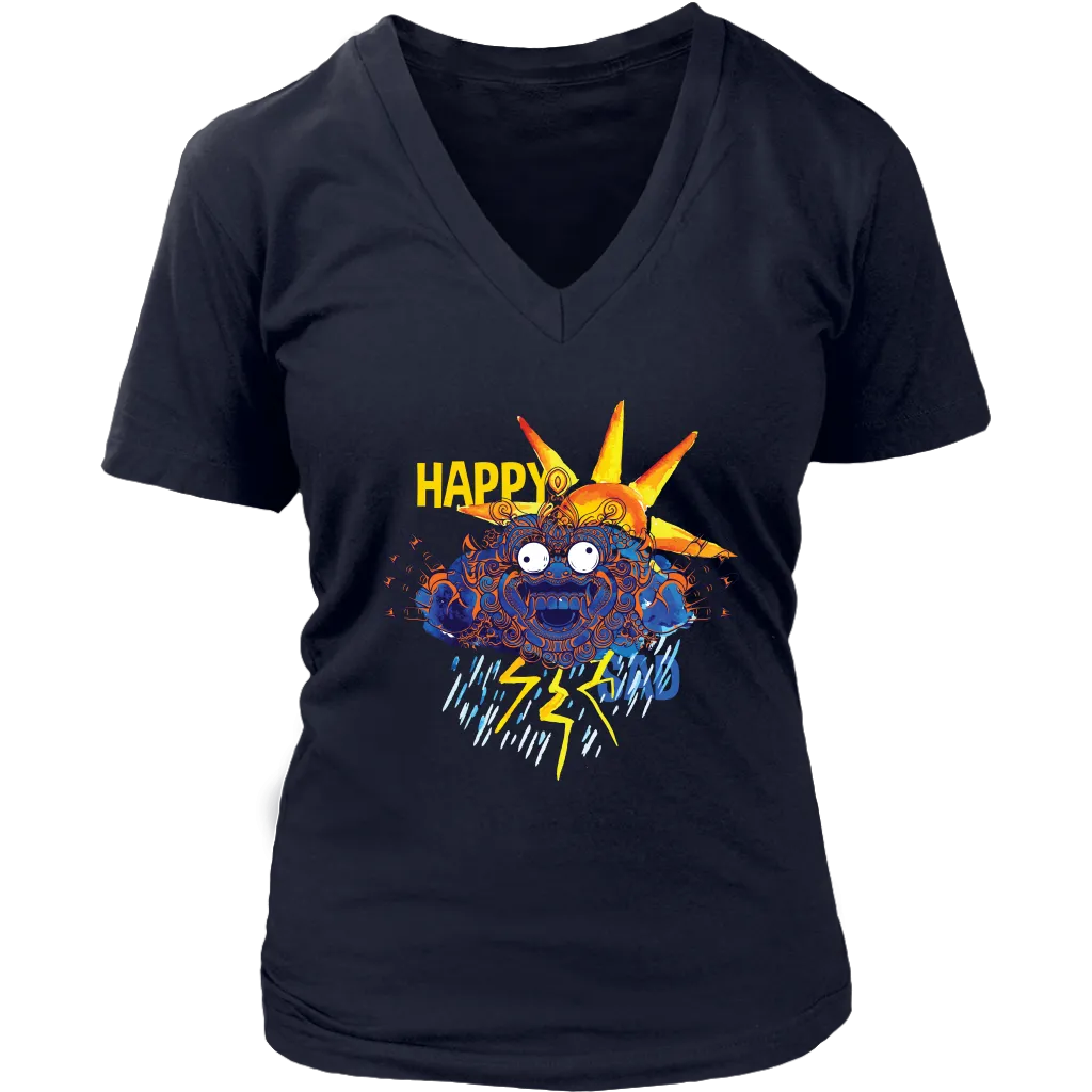 Happy and Sad T-shirt, Yin and Yang Gift, Happy and Sad Shirt, Sun and Storm T-shirt
