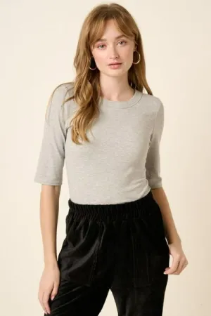 Hazel Blues® |  Mittoshop Round Neck Half Sleeve T-Shirt