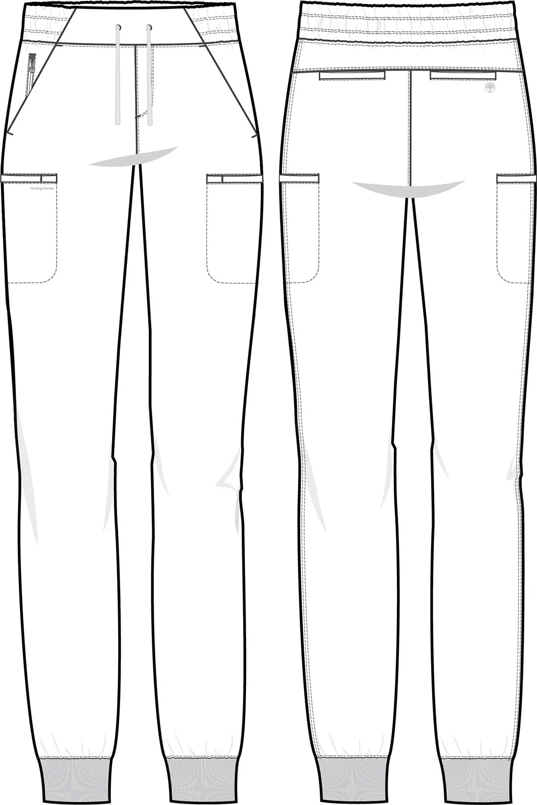 HH Works HH050 Rhea Jogger Pants Wine
