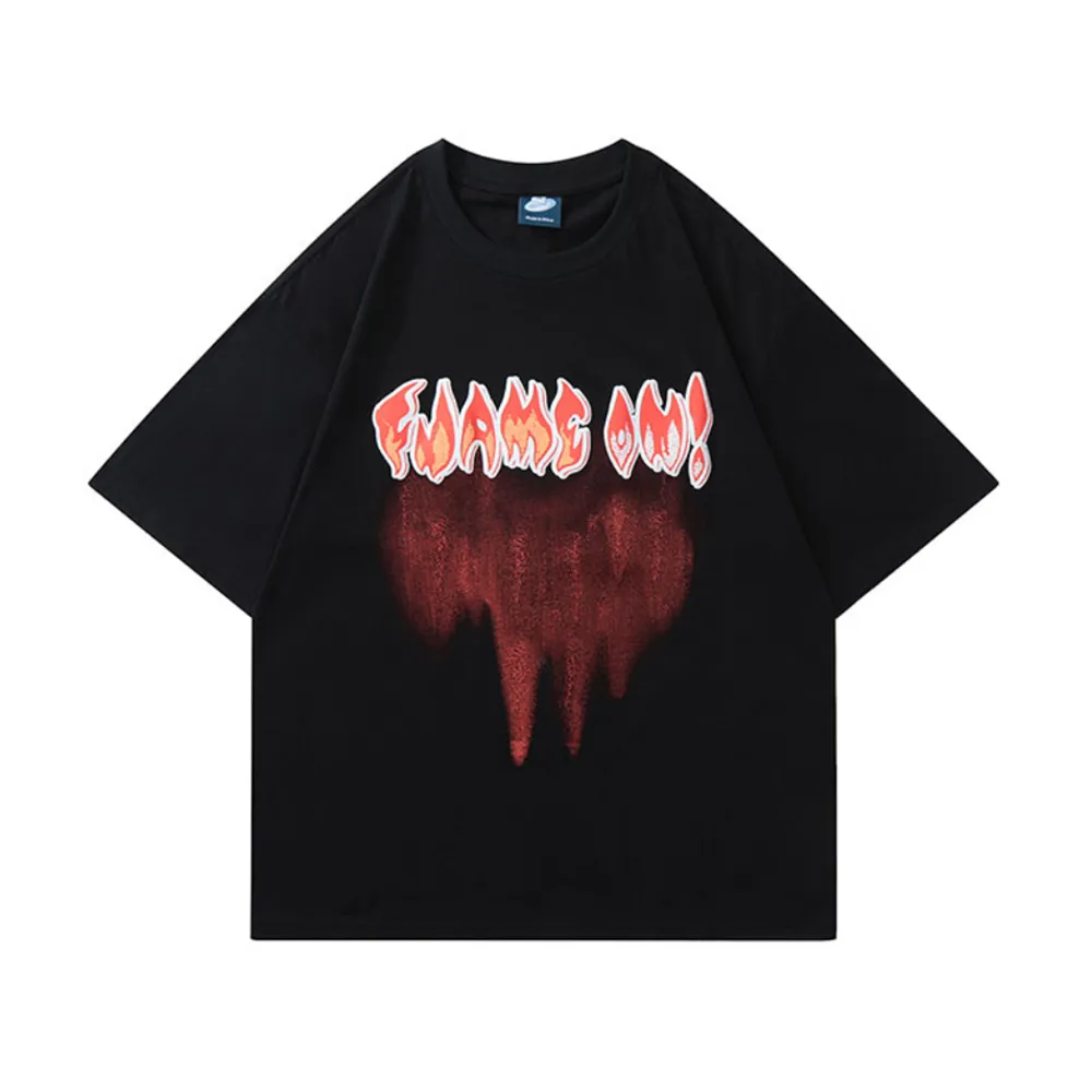 High Street Flame Alphabet T-Shirt