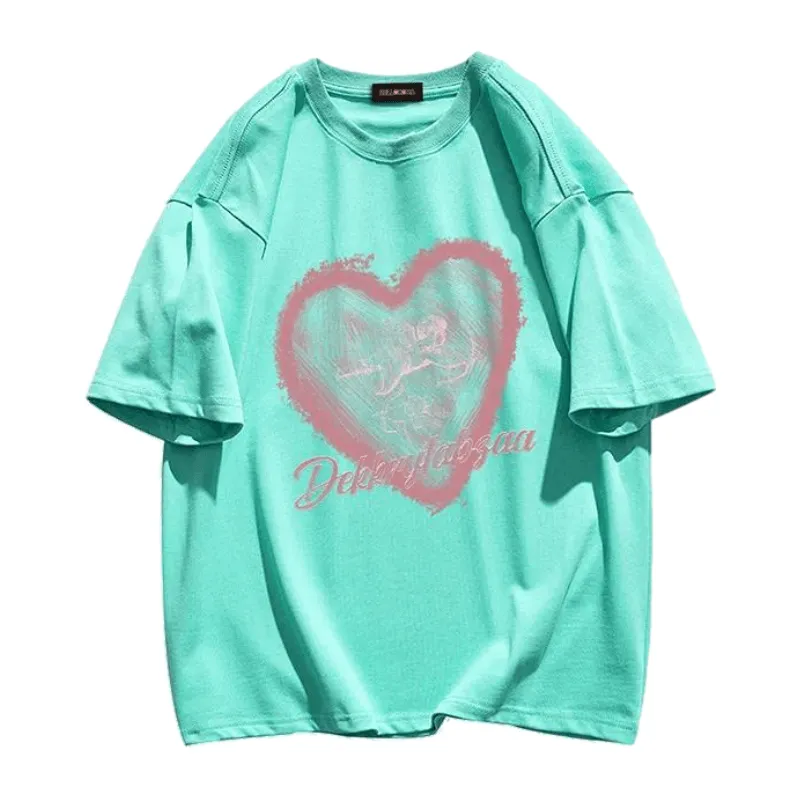 High Street Love Print T-shirt