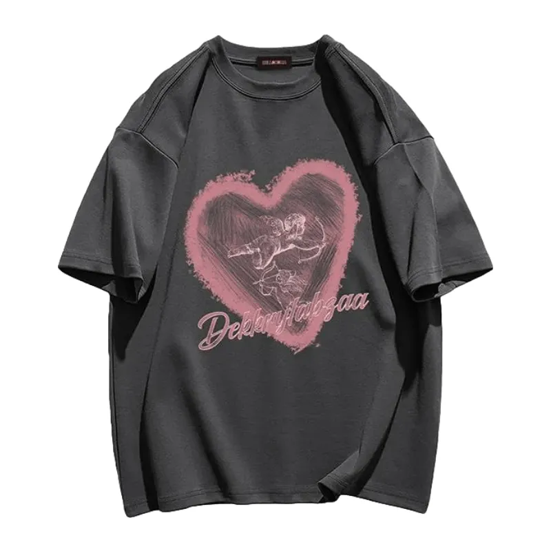 High Street Love Print T-shirt