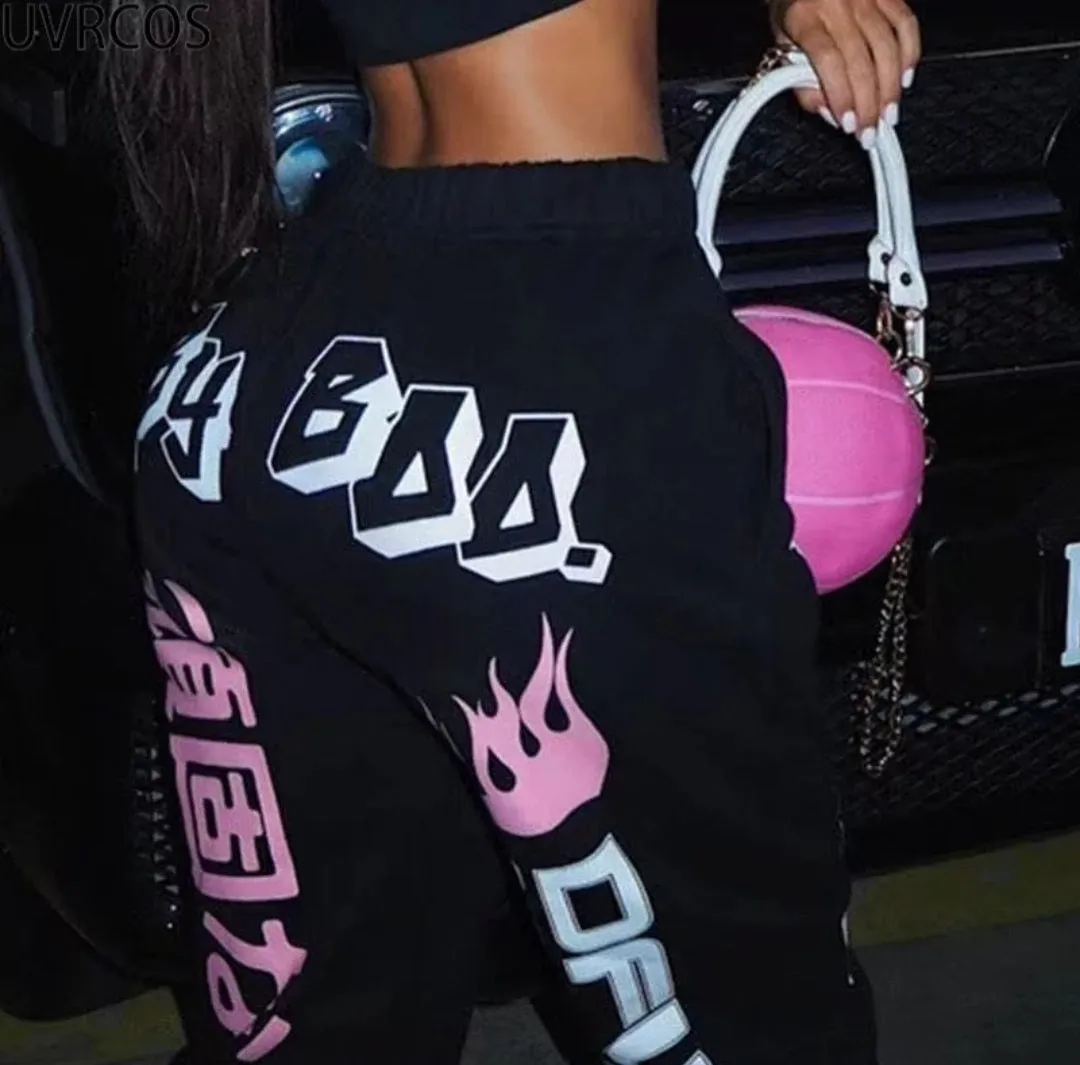 Hip Hop Print Pants