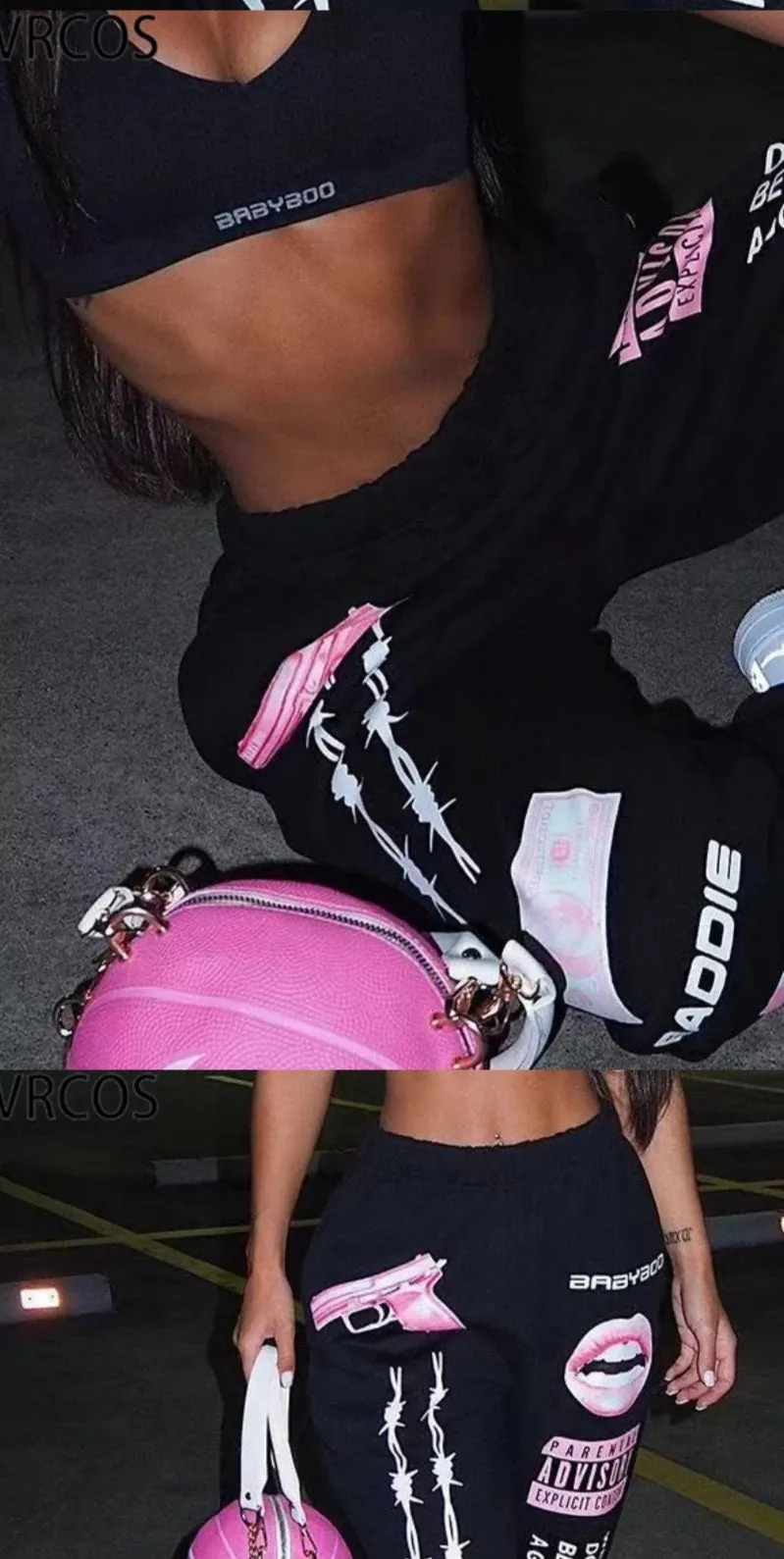 Hip Hop Print Pants