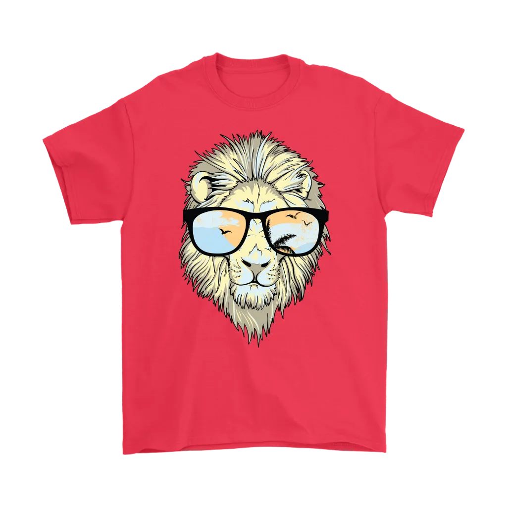 Hipster Lion T-shirt, Funny Gift for Lion Lover, Hipster Lion Shirt, Lion Shirt, Lion T-shirt