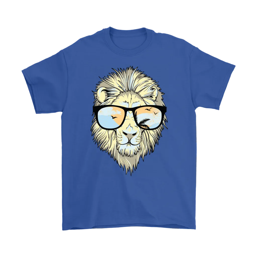 Hipster Lion T-shirt, Funny Gift for Lion Lover, Hipster Lion Shirt, Lion Shirt, Lion T-shirt