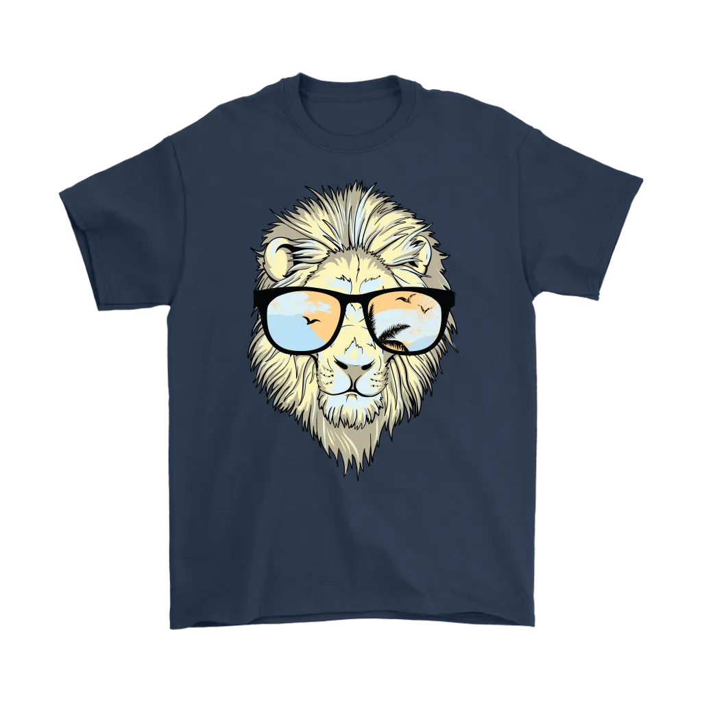 Hipster Lion T-shirt, Funny Gift for Lion Lover, Hipster Lion Shirt, Lion Shirt, Lion T-shirt