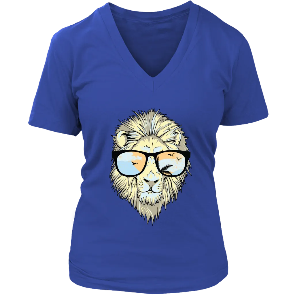 Hipster Lion T-shirt, Funny Gift for Lion Lover, Hipster Lion Shirt, Lion Shirt, Lion T-shirt