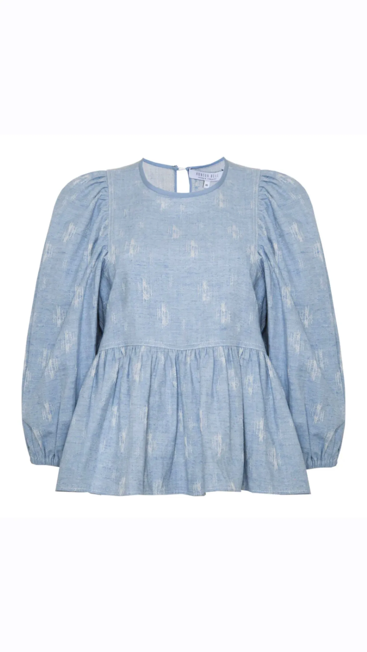 Hunter Bell- Harlow Top Blue Wash