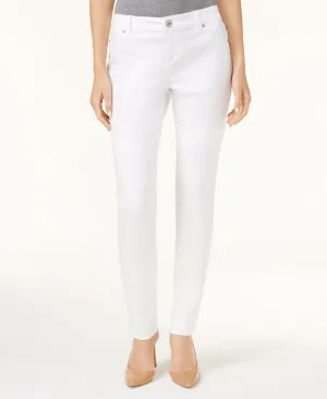 INC International Concepts Women's INCEssentials Skinny Jeans White Denim 12