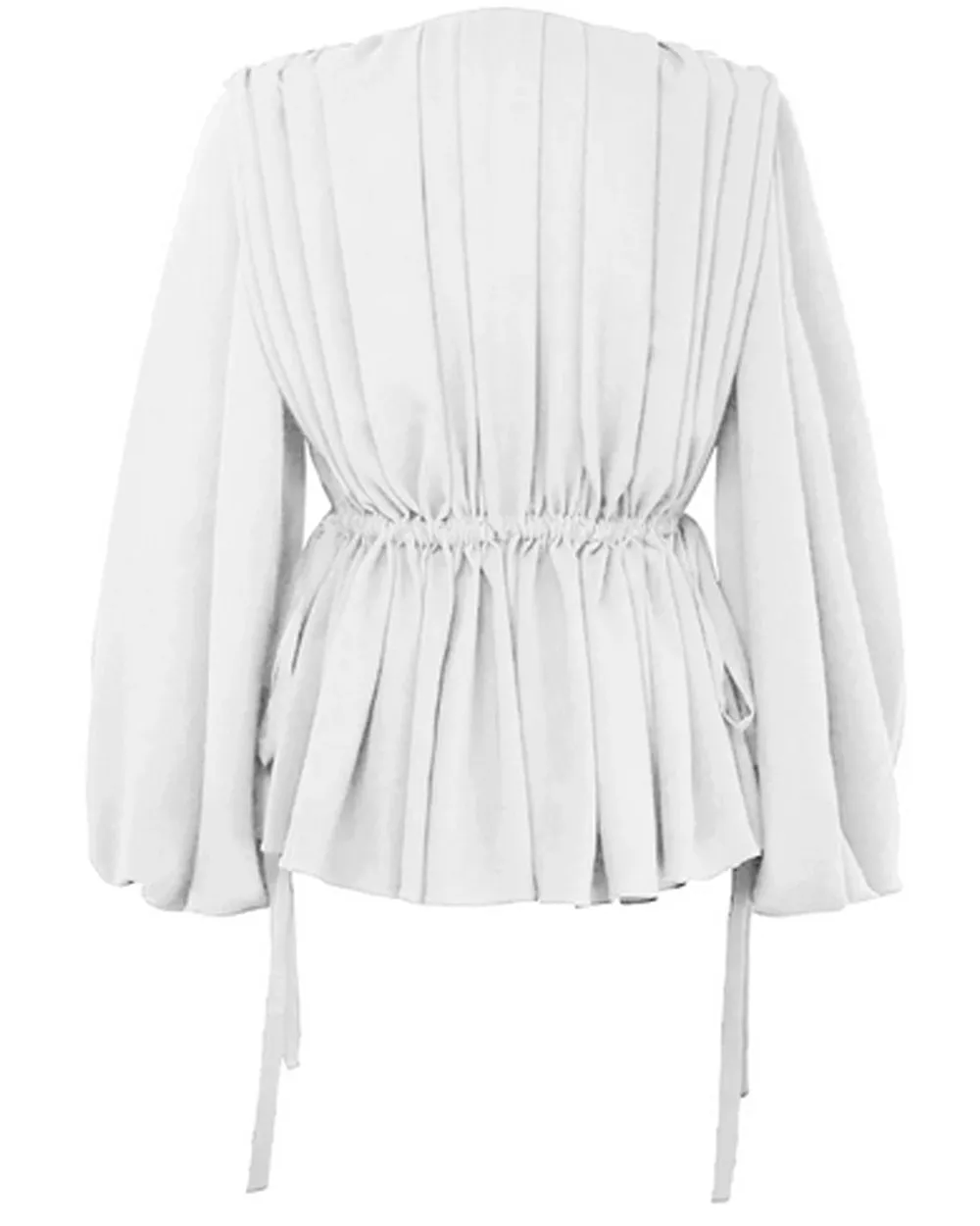 Ivory Gathered Dryad Blouse