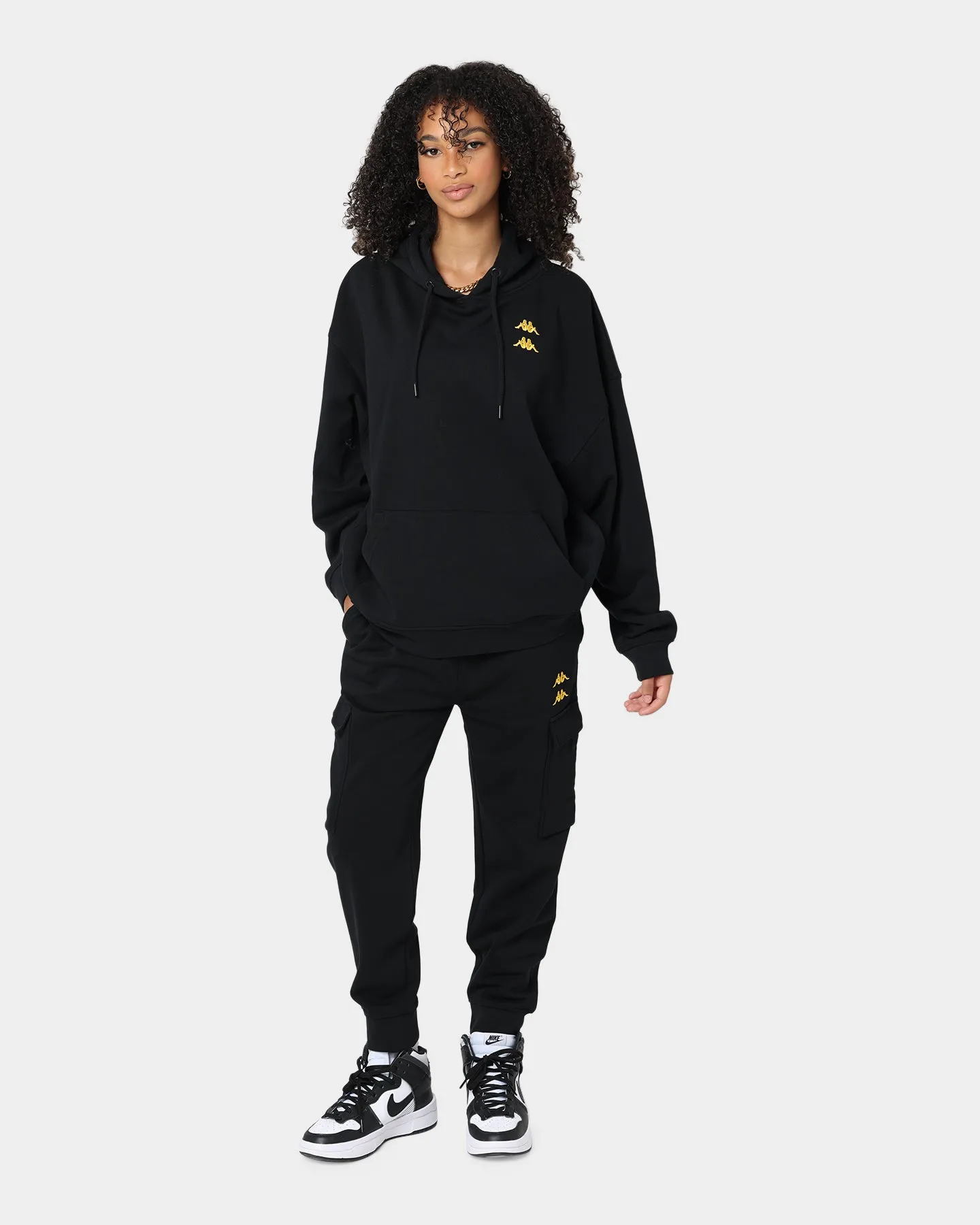 KAPPA Authentic Drake Track Pants Black/Gold