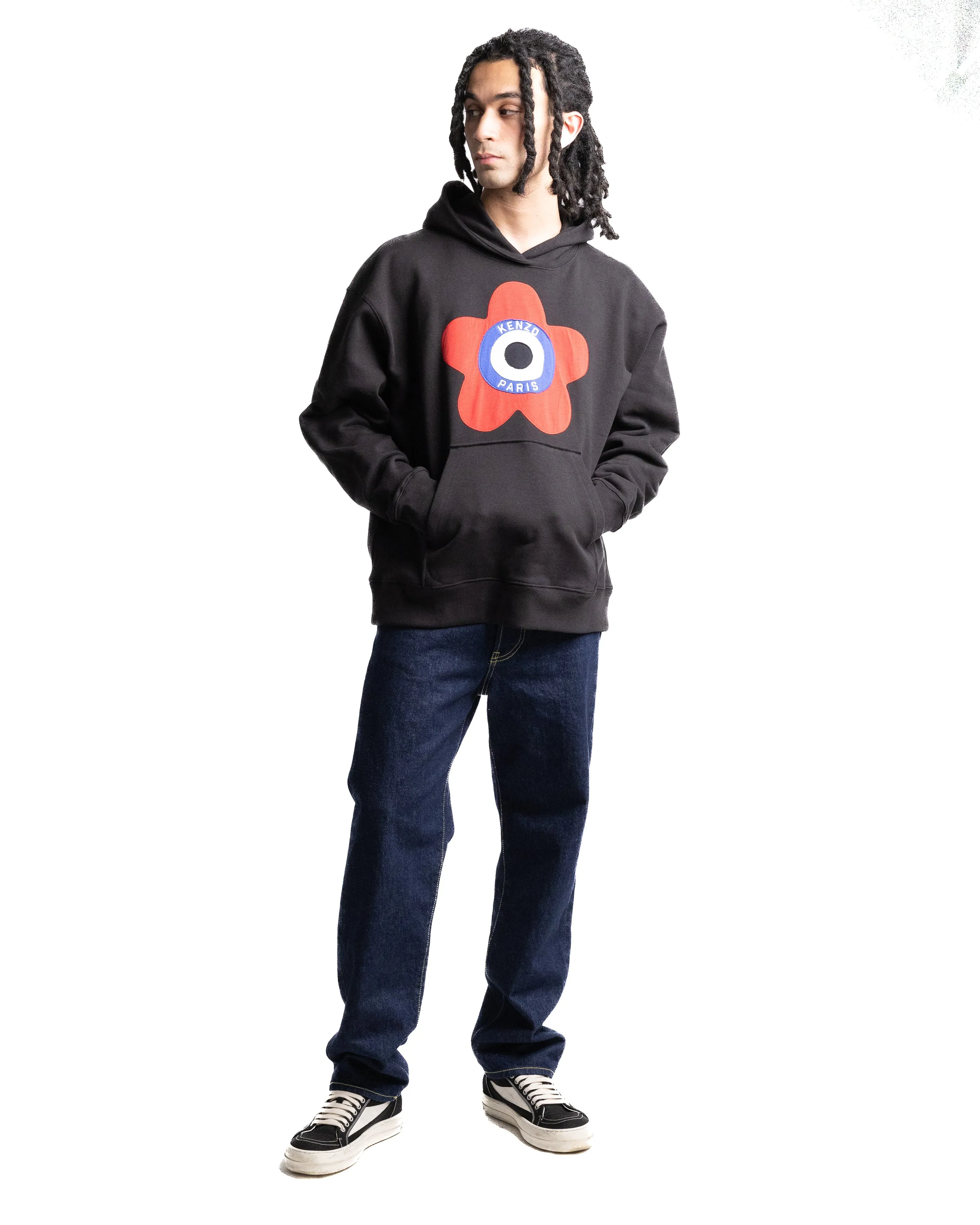 Kenzo Target Oversized Hoodie Black