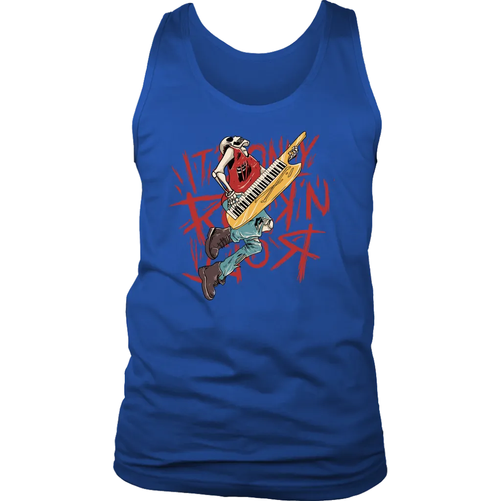 Keyboard Player T-shirt, Gift for Keyboard Player, Skeleton Keyboard Player Shirt, Rock and Roll T-shirt