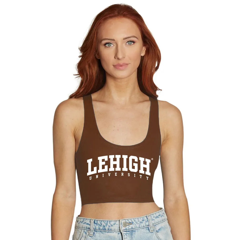 Lehigh Brown Crop Tank Top