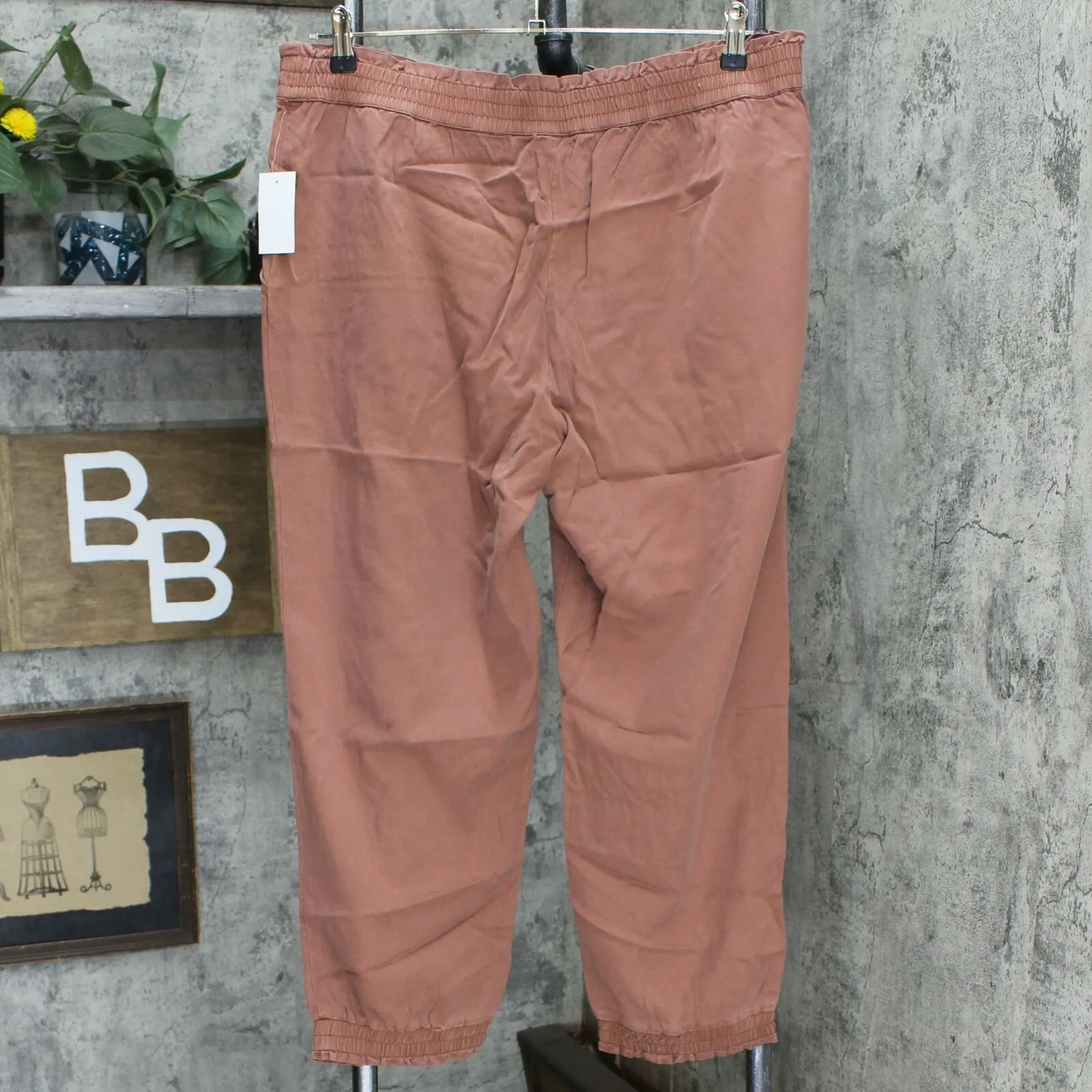 LOGO by Lori Goldstein Woven Lyocell Jogger Pants With Pockets