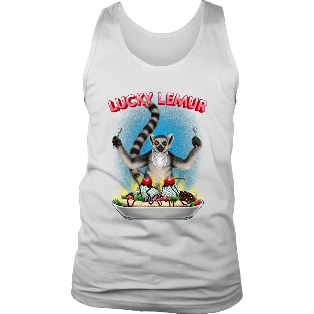 Lucky Lemur T-shirt, Funny Lemur Shirt, Funny Ice Cream T-shirt,