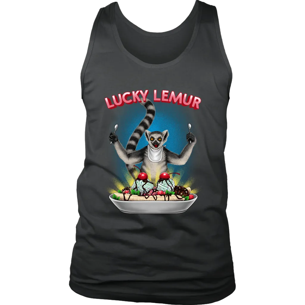 Lucky Lemur T-shirt, Funny Lemur Shirt, Funny Ice Cream T-shirt,