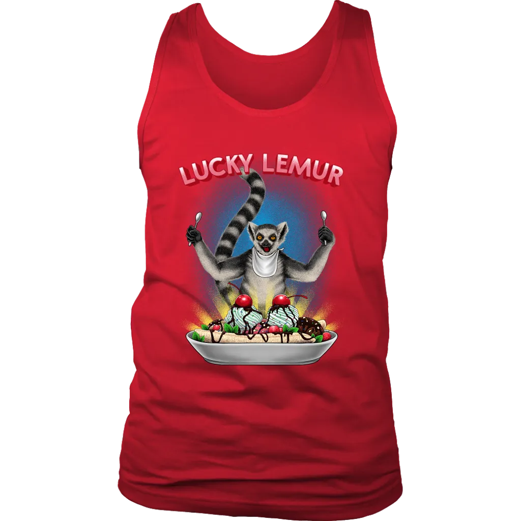 Lucky Lemur T-shirt, Funny Lemur Shirt, Funny Ice Cream T-shirt,
