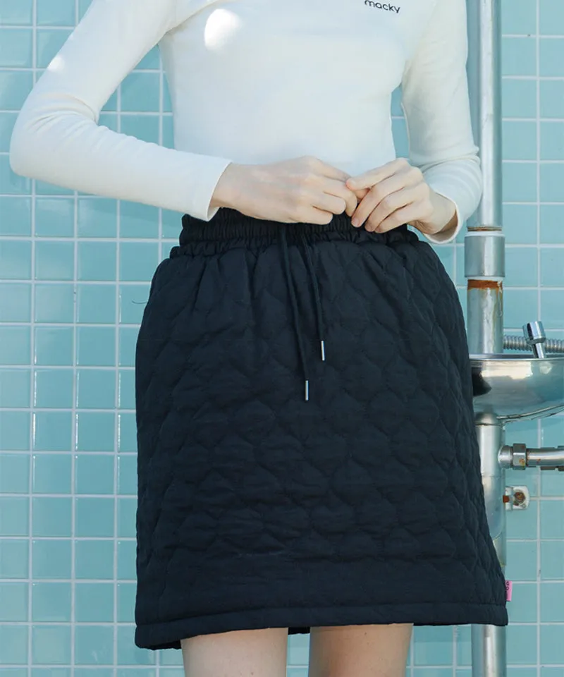 MACKY Golf: Padded Banding Skirt -  Black
