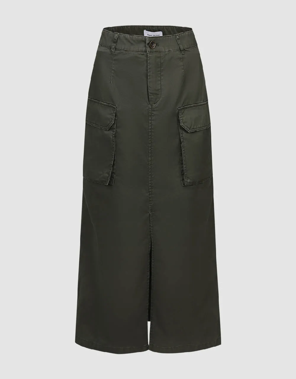 Maxi A-Line Skirt With Belt