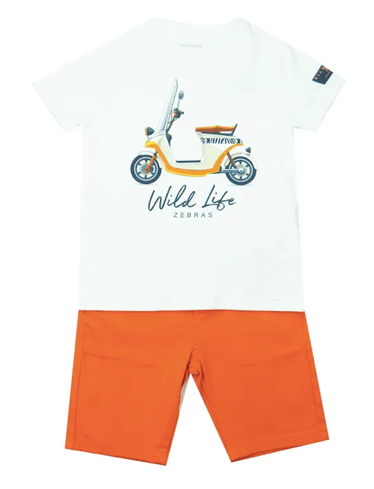 Mayoral- Wildlife Scooter T-Shirt