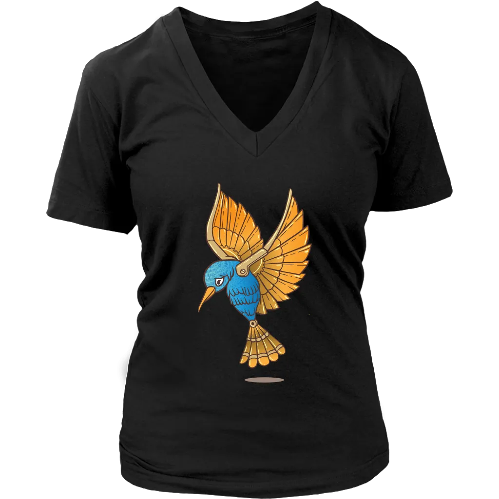 Mechanical Bird T-shirt, Steampunk Gift, Steampunk Bird Shirt