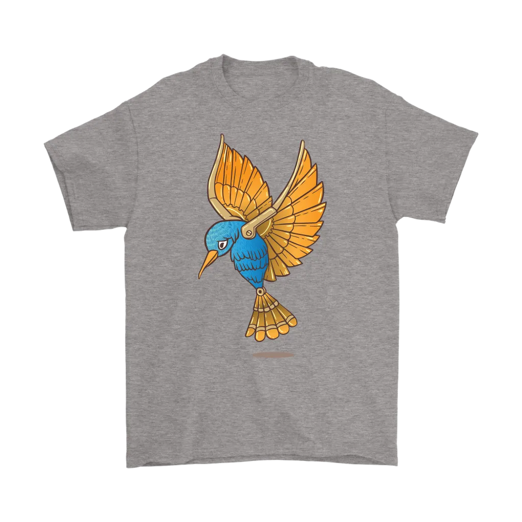 Mechanical Bird T-shirt, Steampunk Gift, Steampunk Bird Shirt
