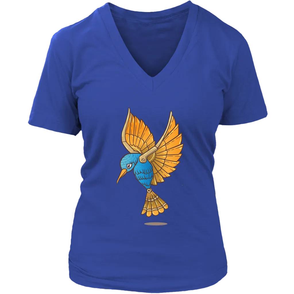 Mechanical Bird T-shirt, Steampunk Gift, Steampunk Bird Shirt