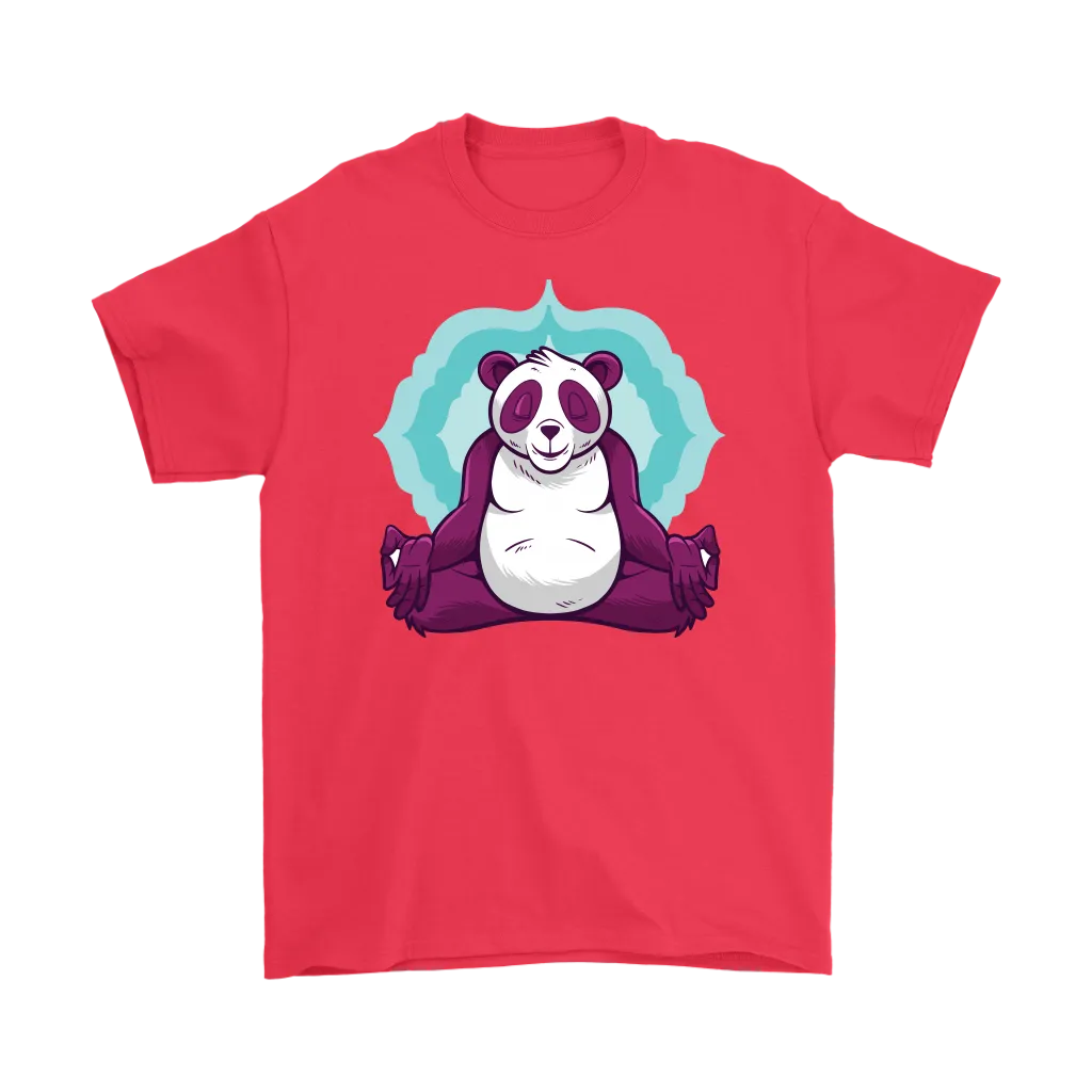 Meditation T-shirt, Funny Meditation Gift, Panda Meditation Shirt, Panda Yoga Shirt, Funny Panda Shirt