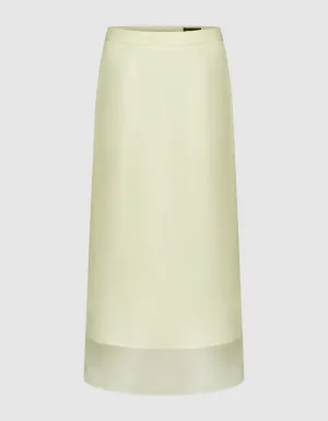 Midi A-Line Skirt