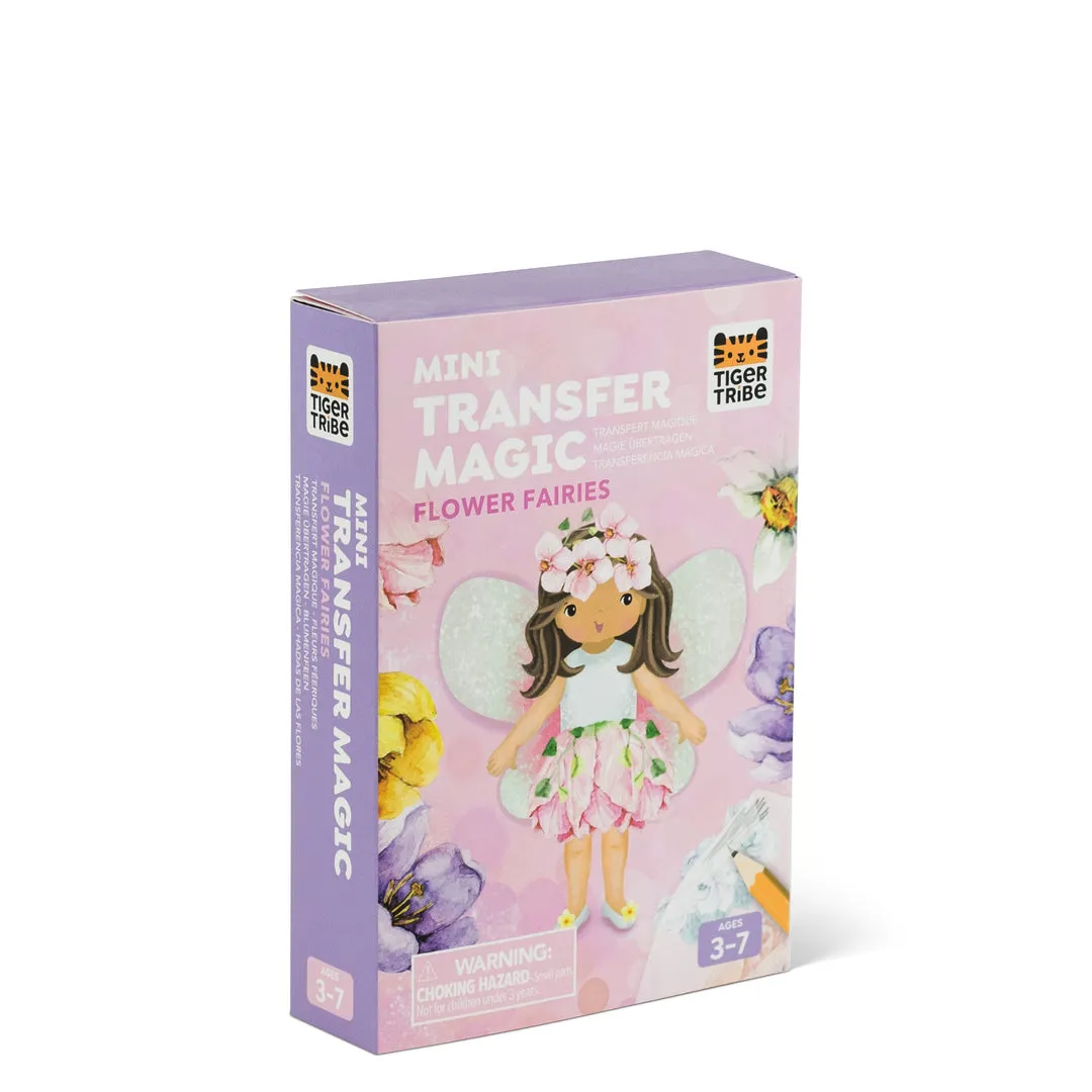 Mini Transfer Magic Flower Fairies art and craft for kids by Tiger Tribe 3yrs 