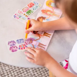 Mini Transfer Magic Flower Fairies art and craft for kids by Tiger Tribe 3yrs 