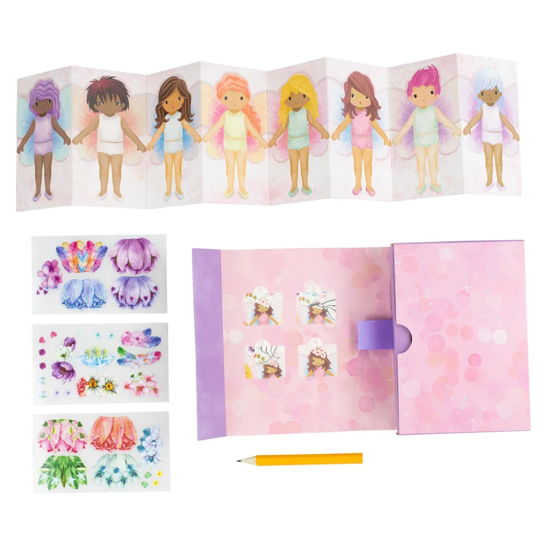 Mini Transfer Magic Flower Fairies art and craft for kids by Tiger Tribe 3yrs 
