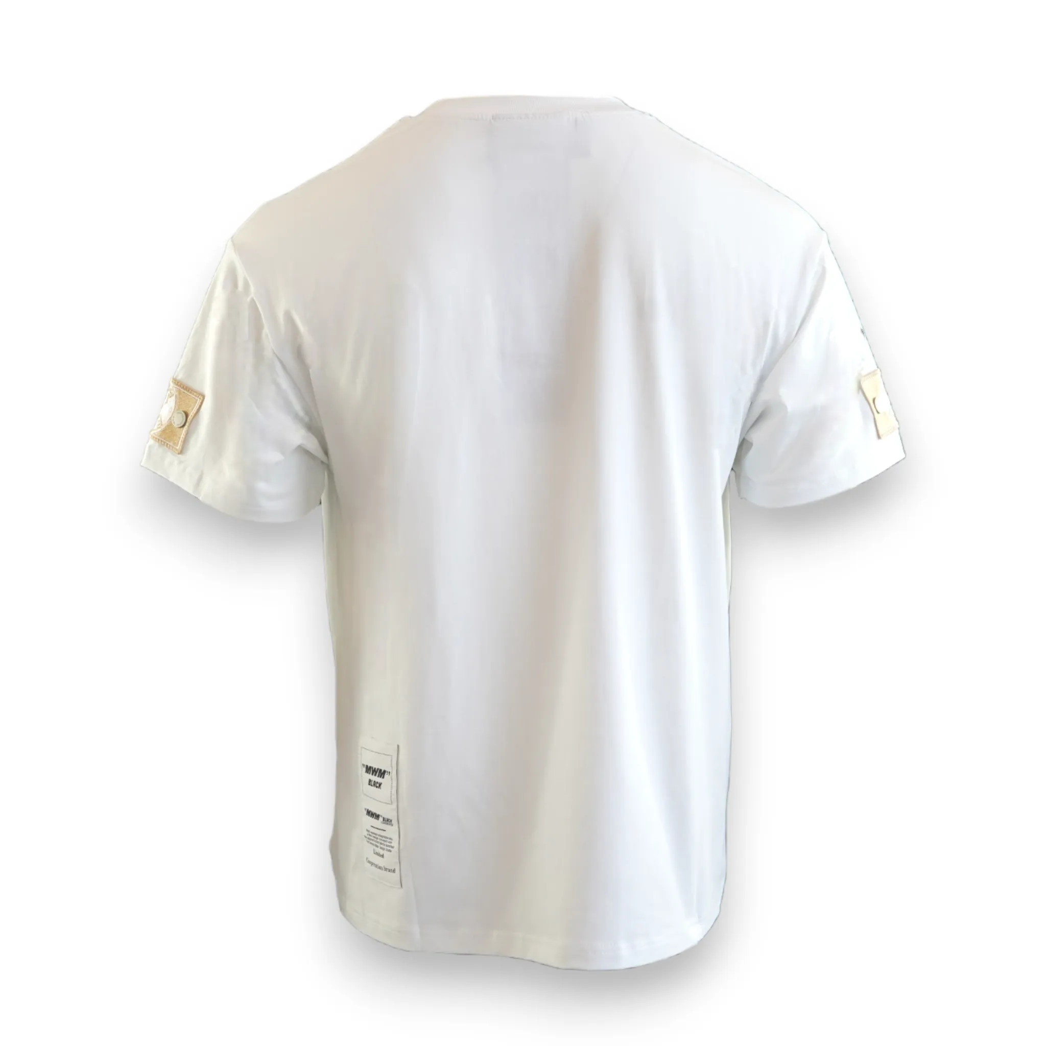 Mod Wave Movement Basic T-Shirt- White